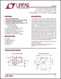 Click here to download LT3483ES6 Datasheet