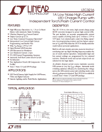 Click here to download LTC3216EDE Datasheet