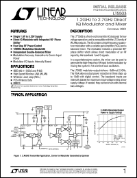 Click here to download LT5503 Datasheet