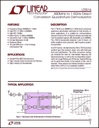 Click here to download LT5516 Datasheet