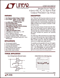 Click here to download LT6013 Datasheet