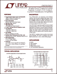 Click here to download LT6210 Datasheet