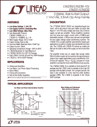 Click here to download LT6232 Datasheet