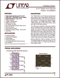 Click here to download LT6551CMS Datasheet