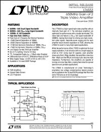 Click here to download LT6553IGN Datasheet