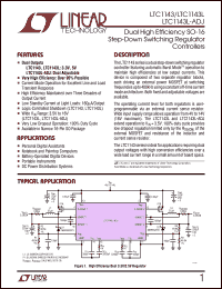 Click here to download LTC1143CS Datasheet