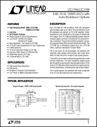 Click here to download LTC1198-2BCS8 Datasheet