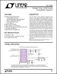 Click here to download LTC1290CC Datasheet