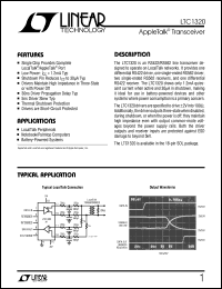 Click here to download LTC1320CS Datasheet