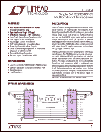 Click here to download LTC1334CG Datasheet