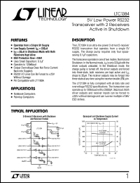 Click here to download LTC1384CN Datasheet