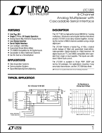 Click here to download LTC1391IN Datasheet