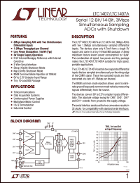 Click here to download LTC1407AIMSE Datasheet