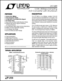 Click here to download LTC1409CG Datasheet