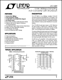 Click here to download LTC1409ISW Datasheet