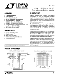 Click here to download LTC1415CG Datasheet