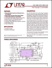 Click here to download LTC1421-2.5CG Datasheet