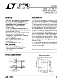 Click here to download LTC1481IN8 Datasheet