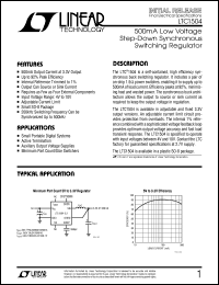 Click here to download LTC1504CS8-3.3 Datasheet