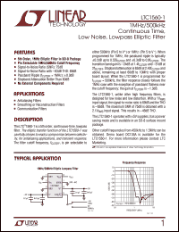 Click here to download LTC1560-1C Datasheet
