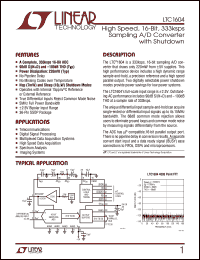 Click here to download LTC1604AIG Datasheet