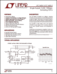 Click here to download LTC1605-1I Datasheet