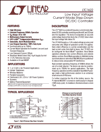 Click here to download LTC1622IS8 Datasheet