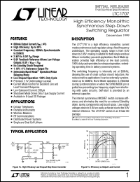 Click here to download LTC1707IS8 Datasheet