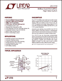 Click here to download LTC1710I Datasheet