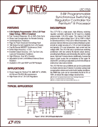 Click here to download LTC1753CG Datasheet