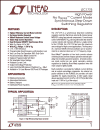 Click here to download LTC1775C Datasheet