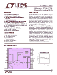 Click here to download LTC1850CFW Datasheet