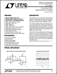 Click here to download LTC2051HV Datasheet