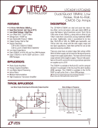 Click here to download LTC6241HVCDD Datasheet