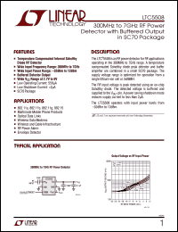 Click here to download LTC5508ESC6 Datasheet