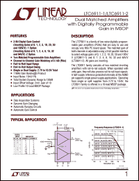 Click here to download LTC6911IMS-2 Datasheet