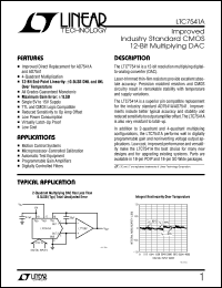 Click here to download LTC7541AJSW Datasheet