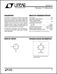 Click here to download RH1021BM-7 Datasheet