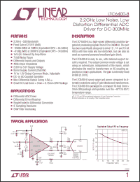 Click here to download LTC6400CUD-8-PBF Datasheet