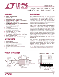 Click here to download LTC2382CMS-16PBF Datasheet