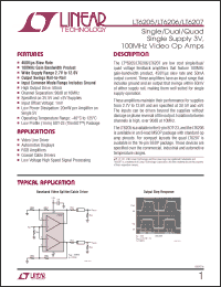 Click here to download LT6206 Datasheet