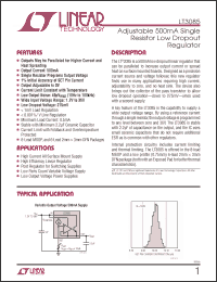 Click here to download LT3085IDCB Datasheet