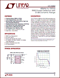 Click here to download LTC5582IDD-PBF Datasheet