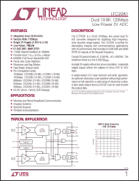 Click here to download LTC2281IUP Datasheet
