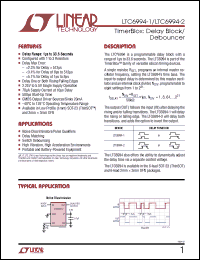 Click here to download LTC6994IS6-1TRMPBF Datasheet