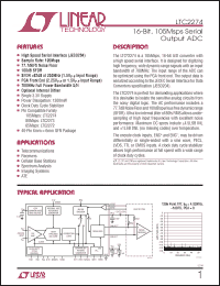 Click here to download LTC2274 Datasheet