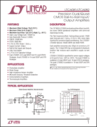 Click here to download LTC6082CMS8-TRPBF Datasheet