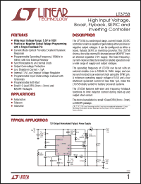 Click here to download LT3758IMSEPBF Datasheet