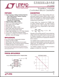 Click here to download LTC6990HDCB-PBF Datasheet