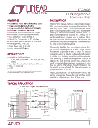 Click here to download LTC6603CUF-PBF Datasheet